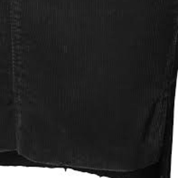 NEW 2Sable Size Small Black Corduroy Midi Skirt Ra - Picture 3 of 7